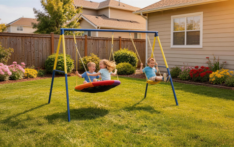 Kids swing set