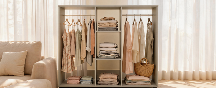 Flexible storage for bedrooms