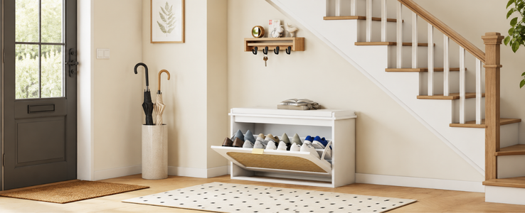Shoe storage benches
