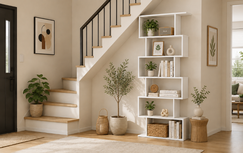 Open bookcases