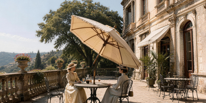 How parasols began following the sun