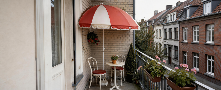 Half parasol structures