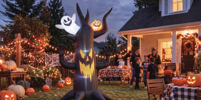 Halloween inflatable spooky tree