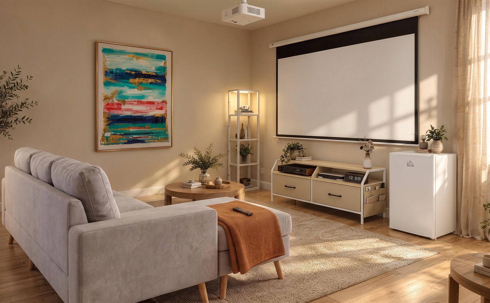 A HOME CINEMA MADE FOR UNWINDING