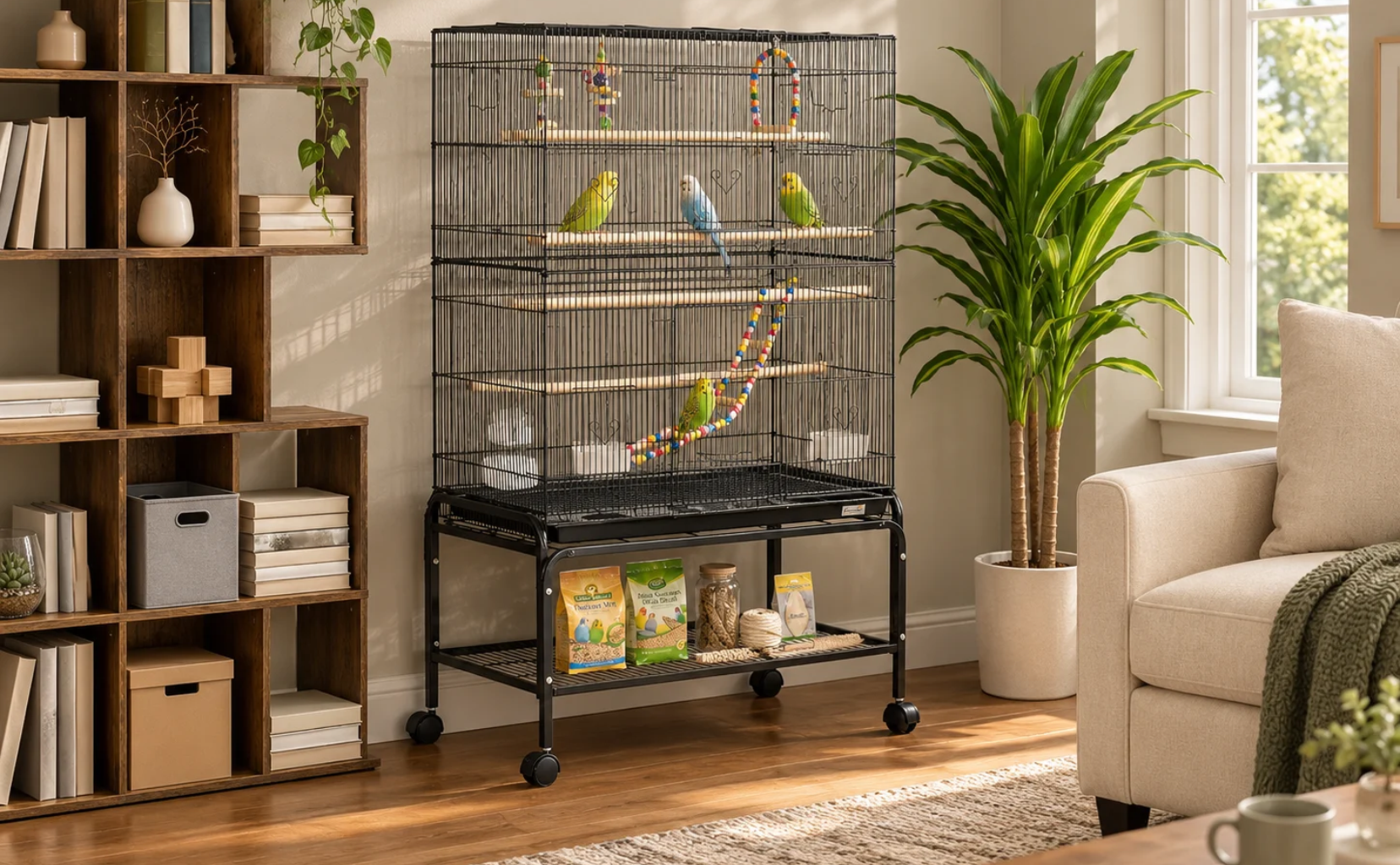 A HAPPY HOME FOR YOUR BIRDS