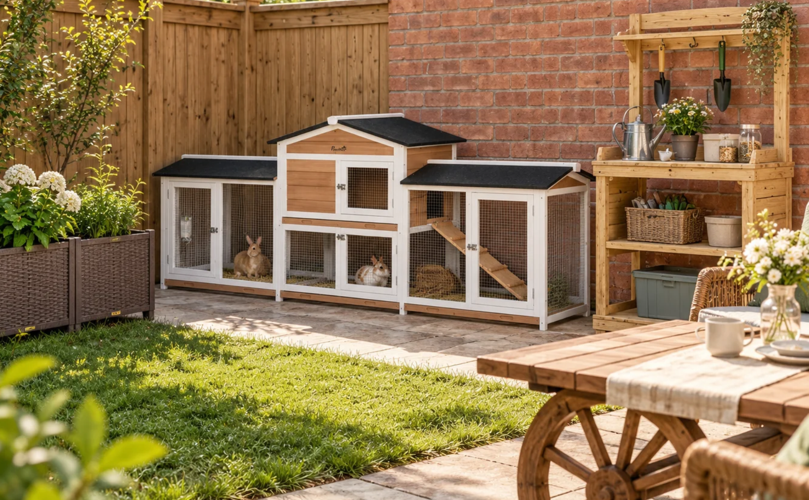 A GARDEN TO HOP, PLAY & REST