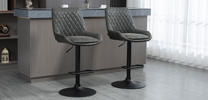 Retro Bar Stools Set