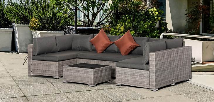Rattan sofas