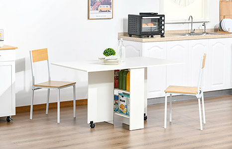 Folding dining table