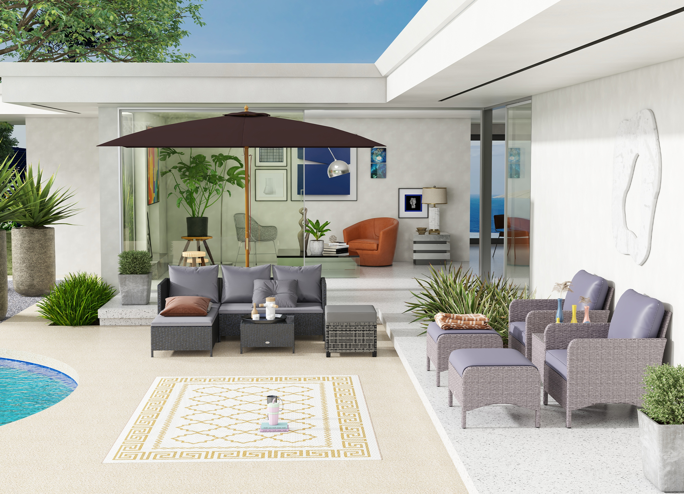 SERENE GARDEN INDULGENCE, WOVEN WITH TIMELESS ELEG