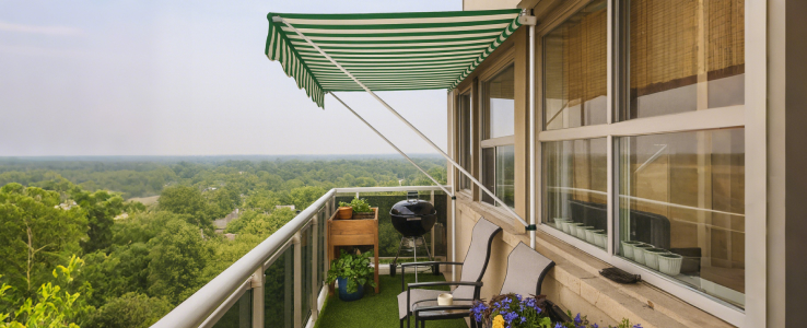THE RETRACTABLE AWNING