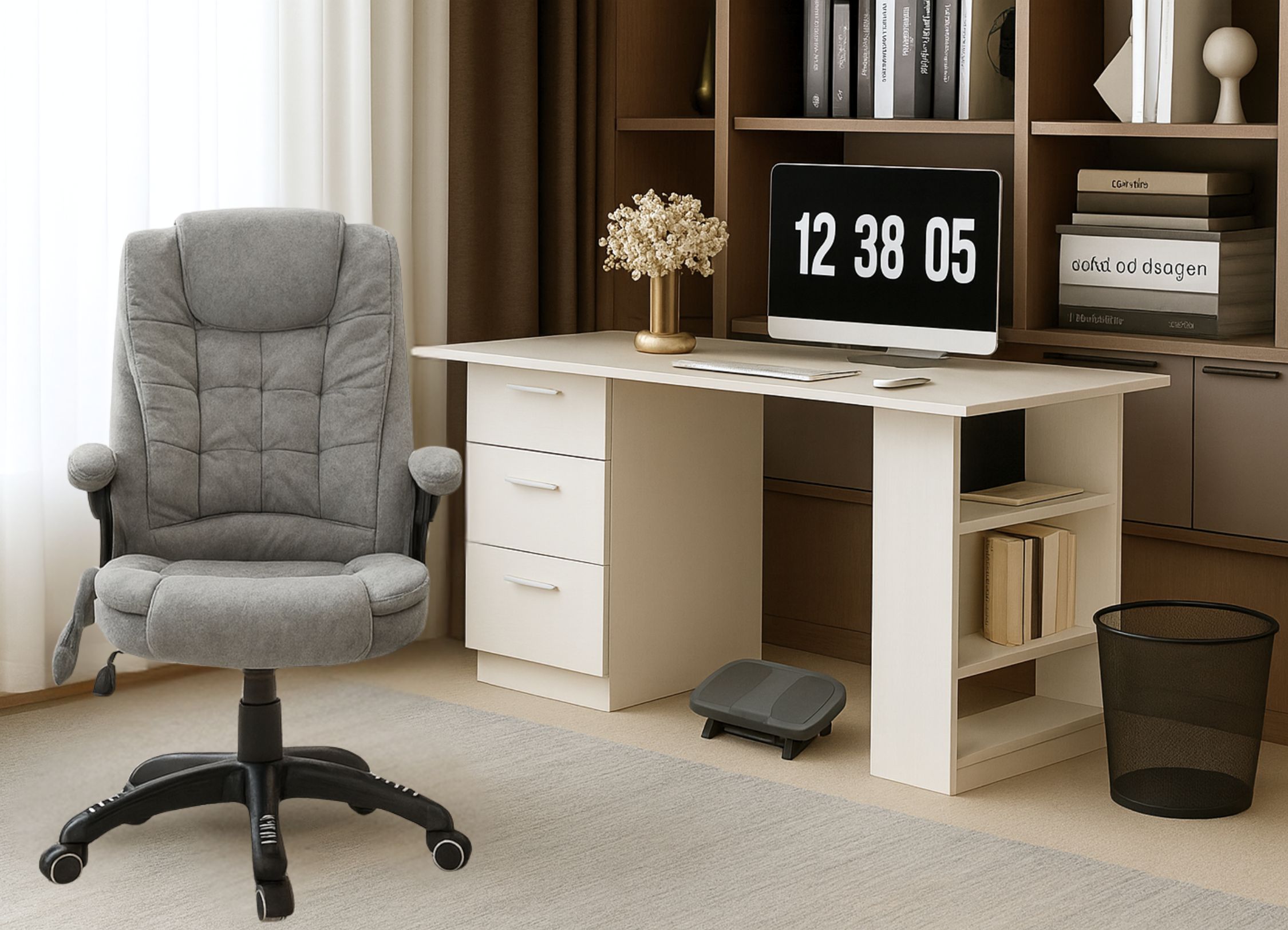 Home office massage chair comfort