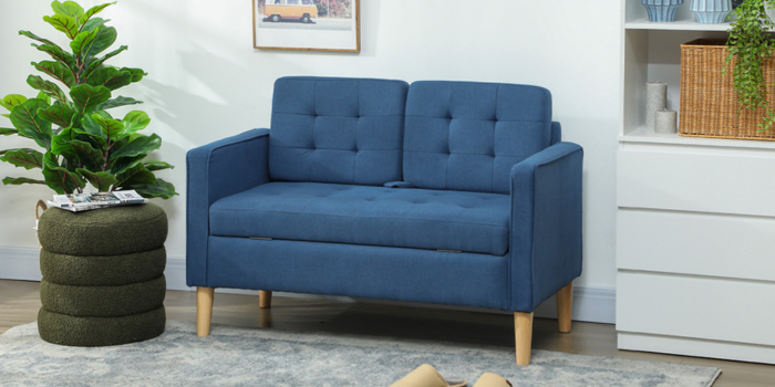 THE TWO-SEATER STORAGE SOFA