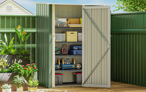 5 X 3FT STEEL SHED