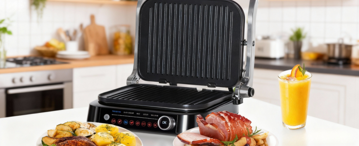 ELECTRIC NON-STICK GRILL