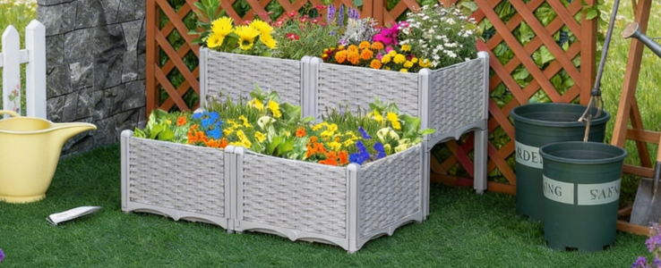 SELF-WATERING RAISED BEDS