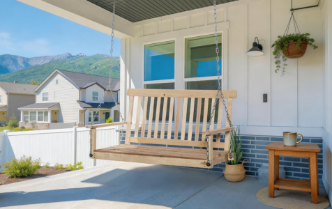 Ceiling-mounted swing chair