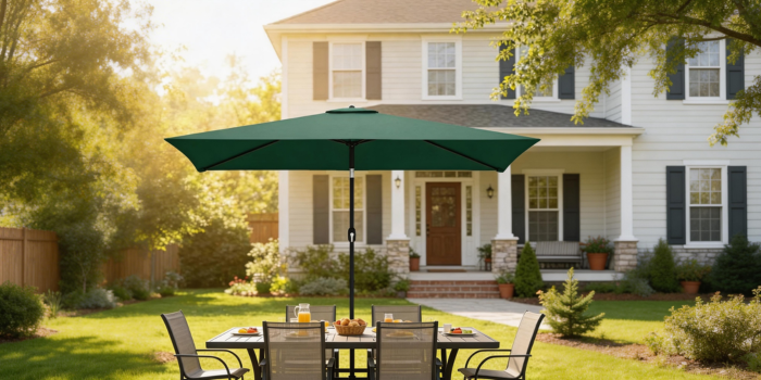 
The classic market parasol