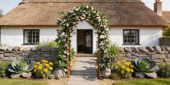 Frame your garden entrance