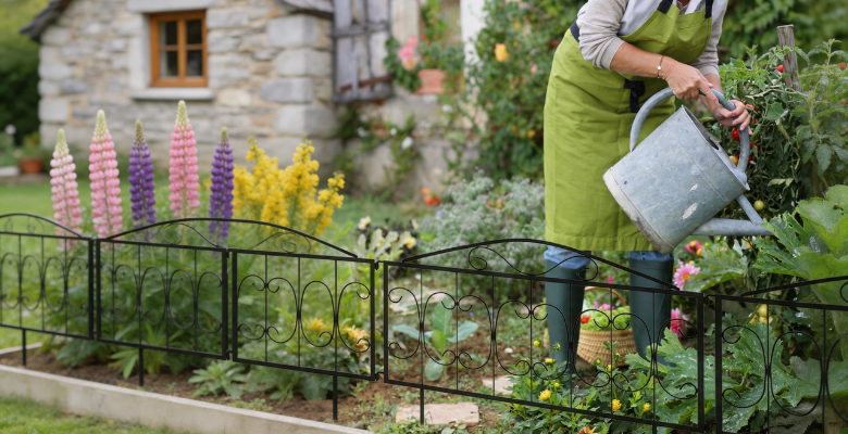Keep flower beds protected