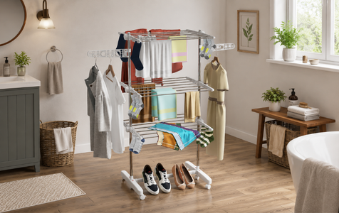 Folding clothes airers