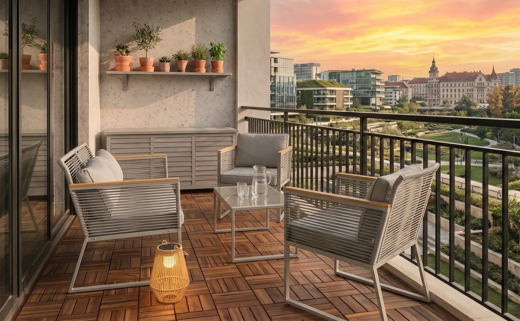 SMALL BALCONY, REFINED COMFORT