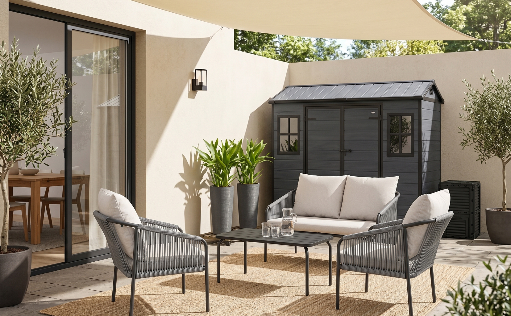 RELAXED OUTDOOR LIVING, WELL ORGANISED