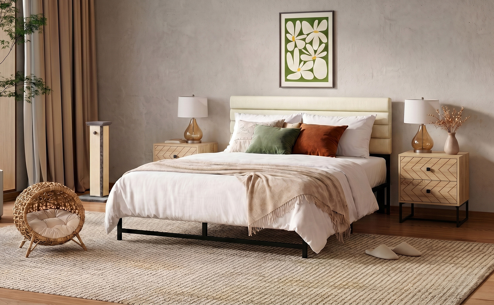 A COZY BEDROOM