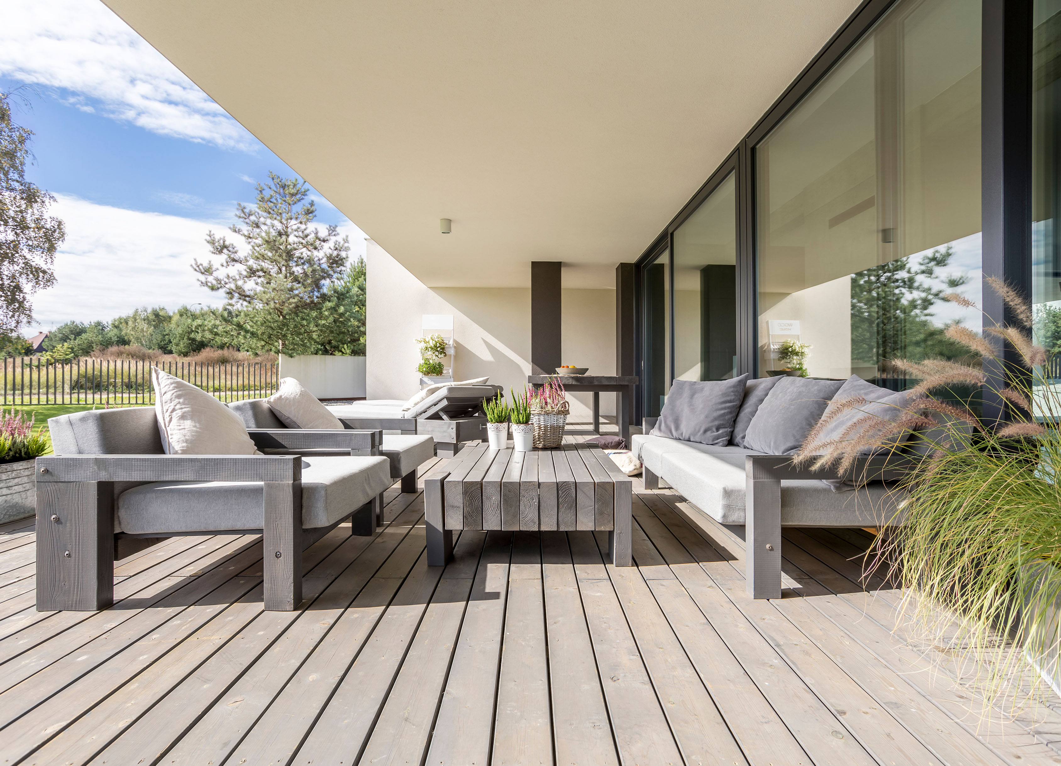 Modernes Design für den Außenbereich