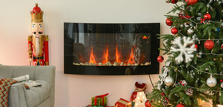 Gemütlich und warm am Elektrokamin