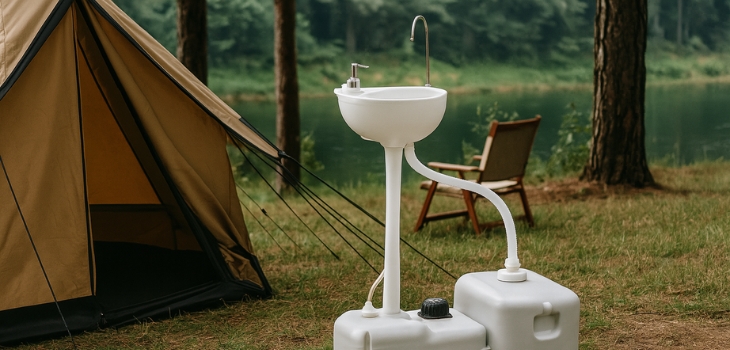 Tragbares Waschbecken