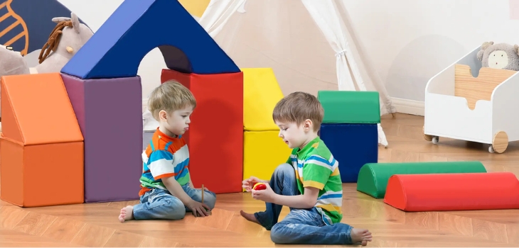 Schaumstoff-Bauklötze