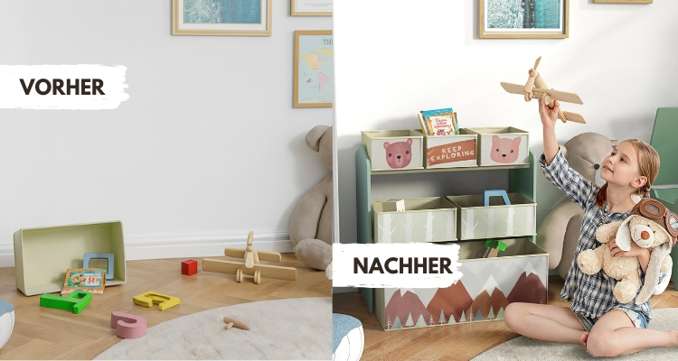 Spielzeug-Regal
