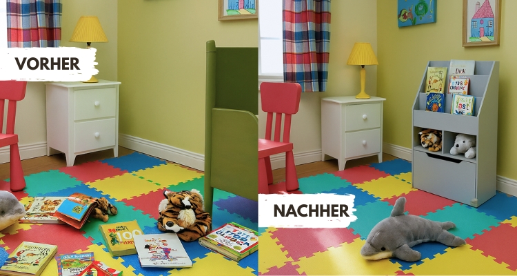 Kinderregal mit Schublade