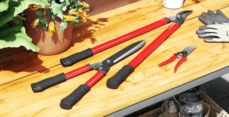 3-teiliges Heckenscheren-Set