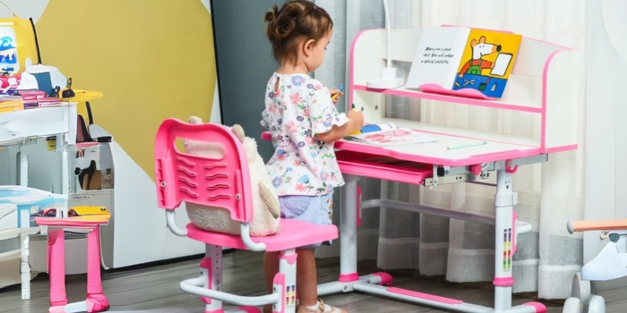 Kinderschreibtisch 6-12 Jahre höhenverstellbar