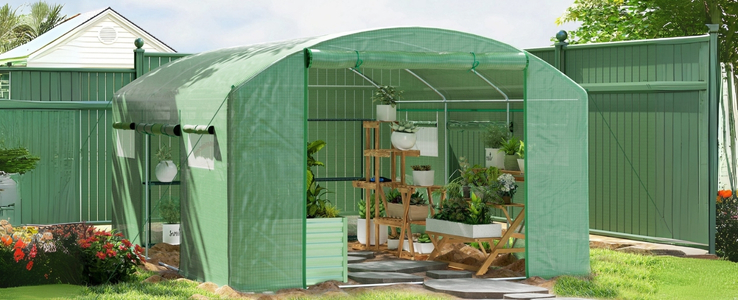 Ein verlässliches Gewächshaus für empfindliche Pflanzen.