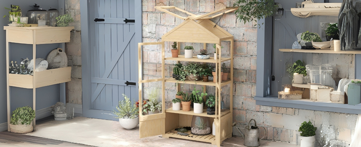 Kompakte Größe für begrenzte Außenbereiche.