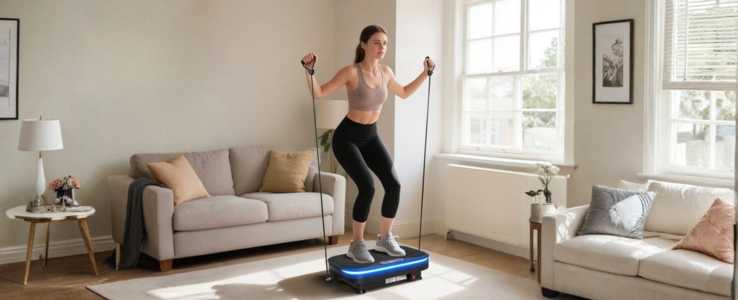 Vibrationsplatte für Fitnessübungen