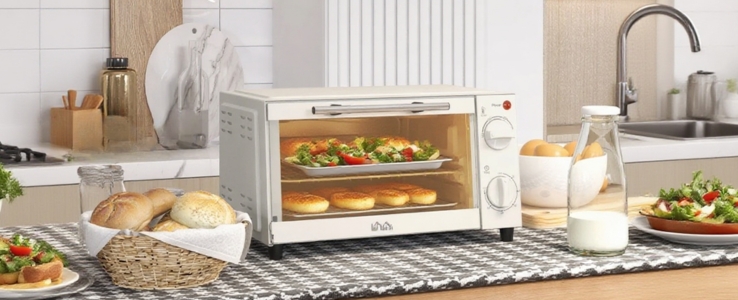 9 L Mini-Ofen mit Backblech