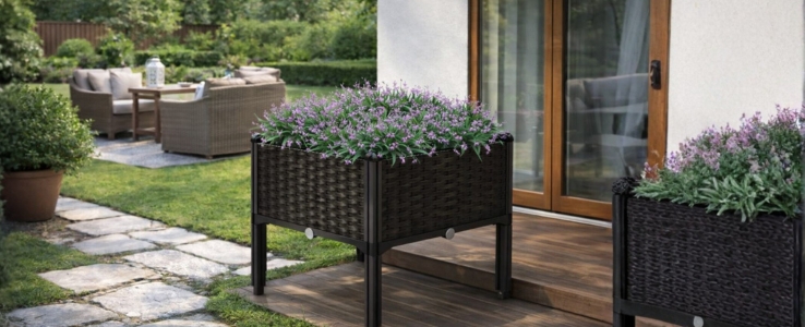 Selbstbewässernde Hochbeete