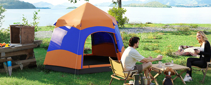 Schnellaufbau-Campingzelt