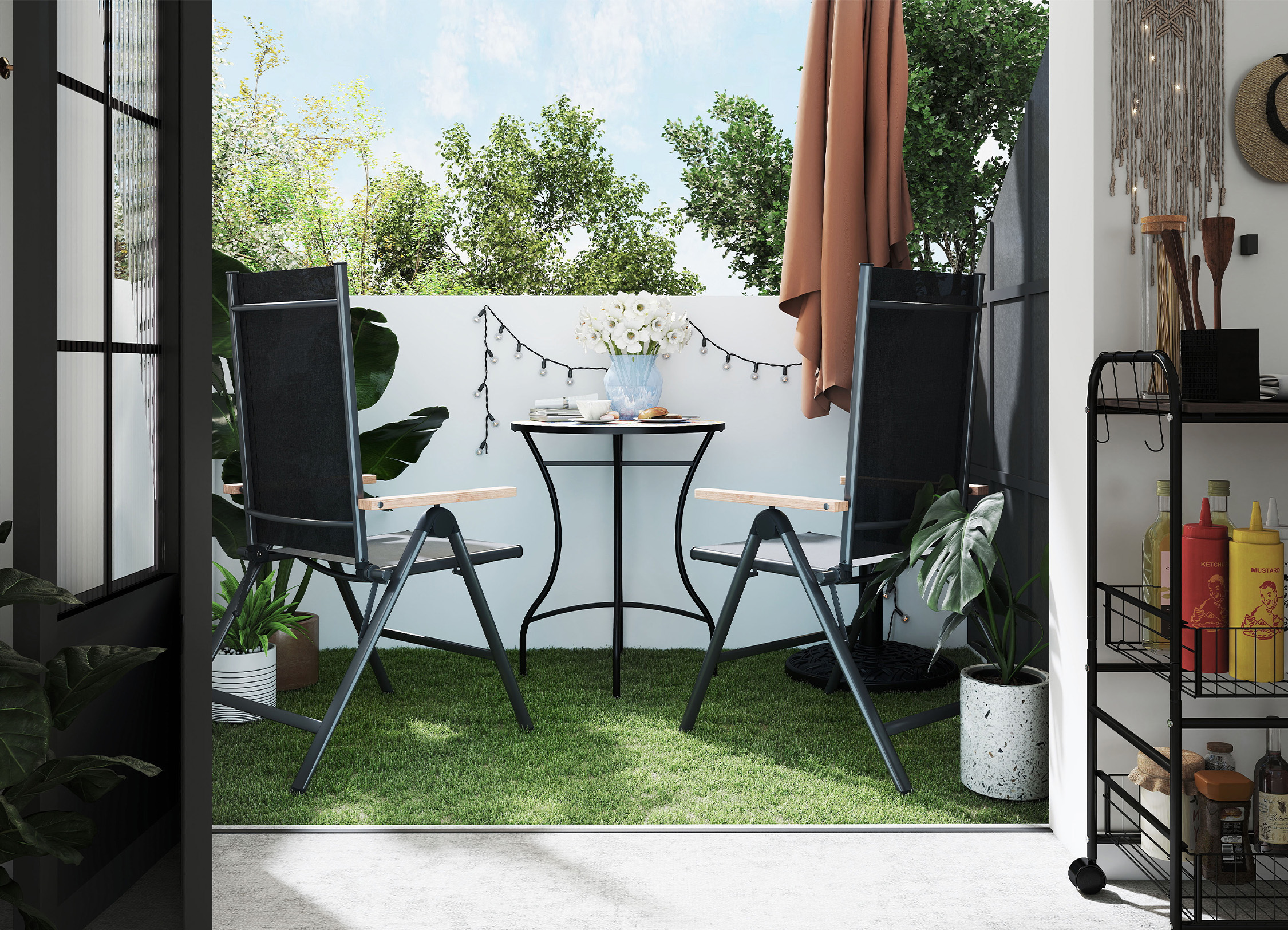 Eine Oase der Ruhe inmitten des Stadtlebens