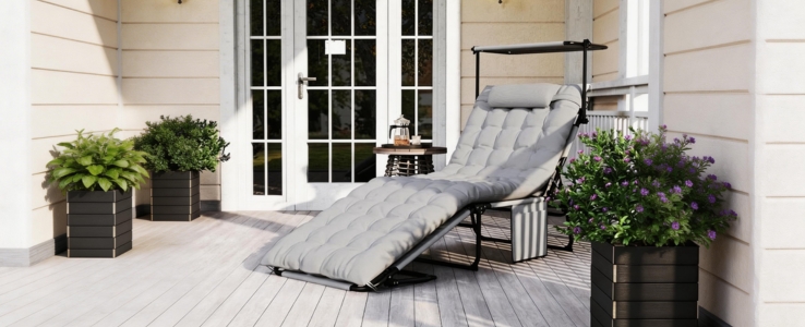 Verstellbare Polsterliege