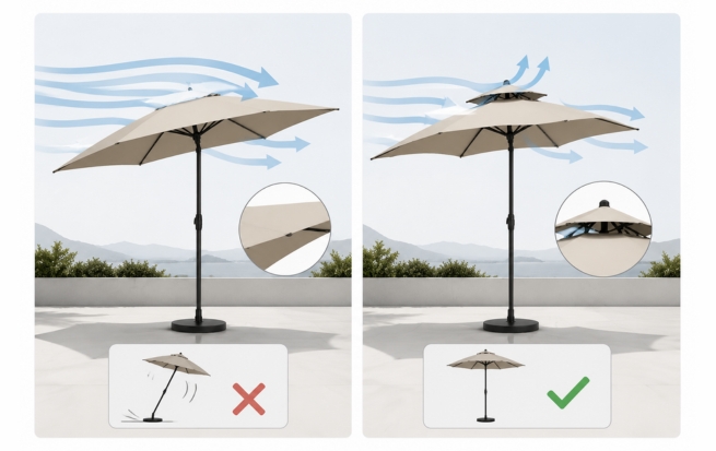 Canopy Behavior in Wind
