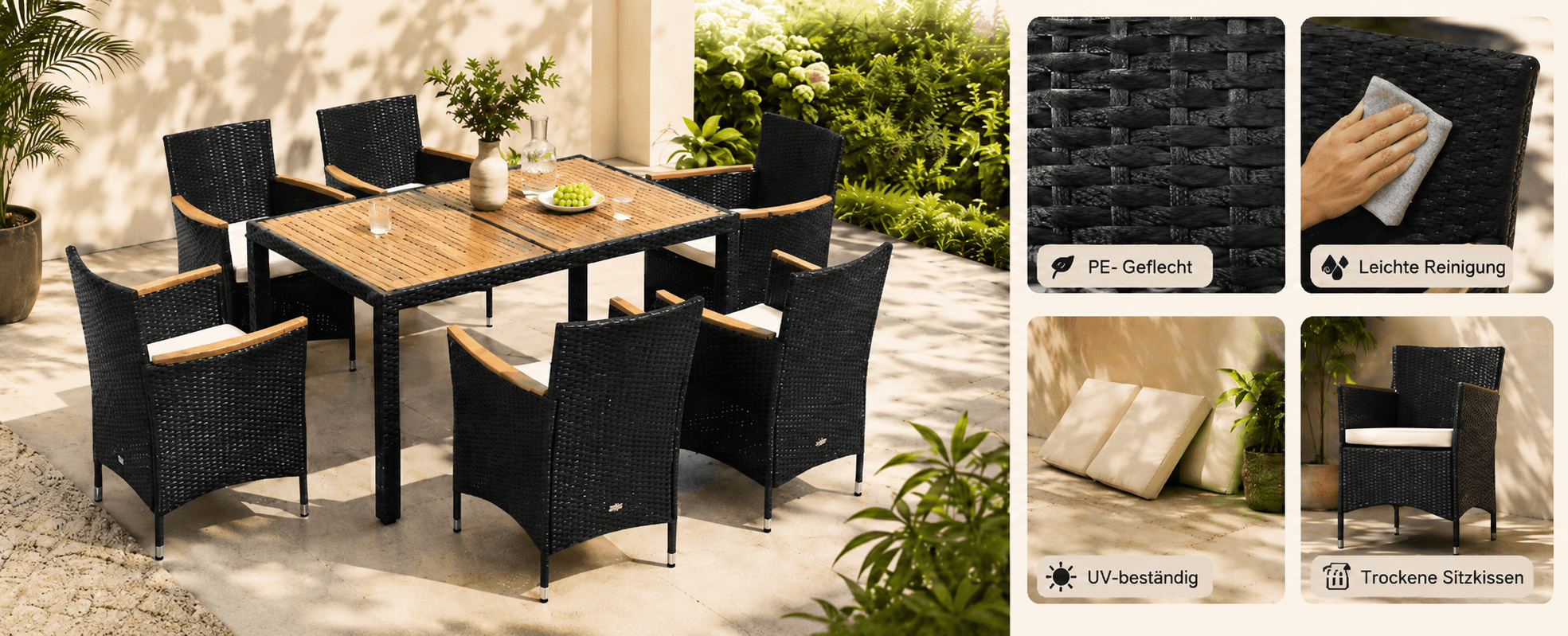 5.1 Pflege von Polyrattan