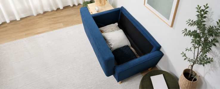 Comfort met verborgen opbergruimte