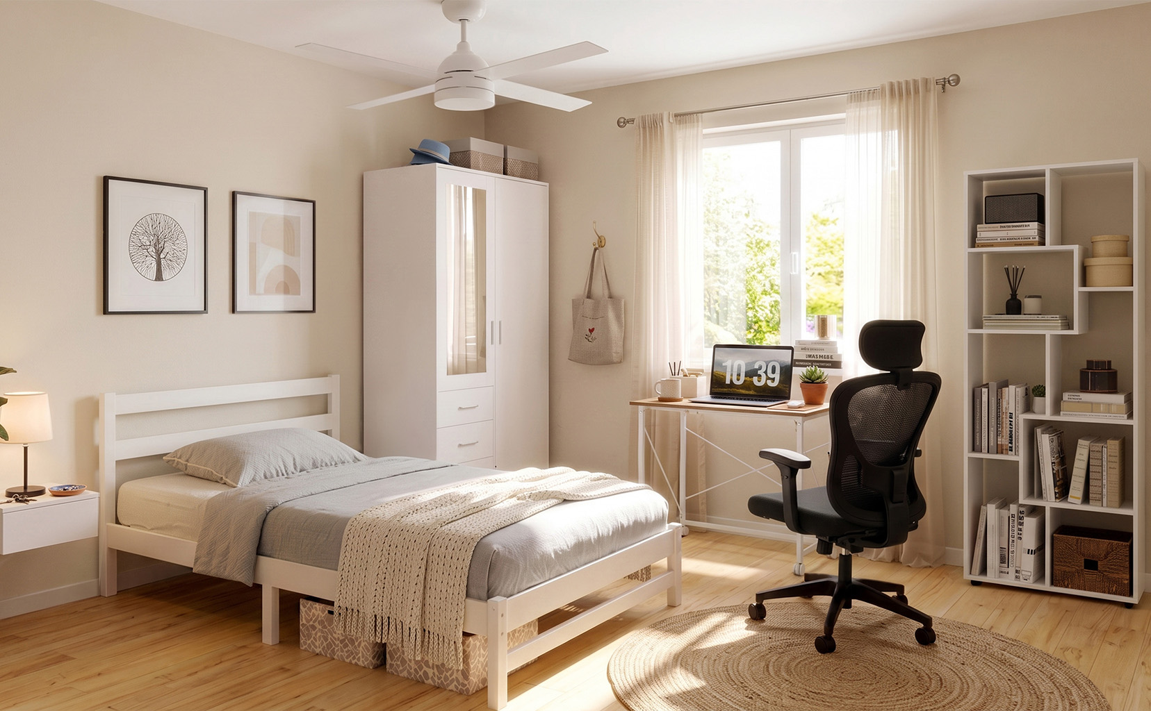 Gemütliches Lernschlafzimmer