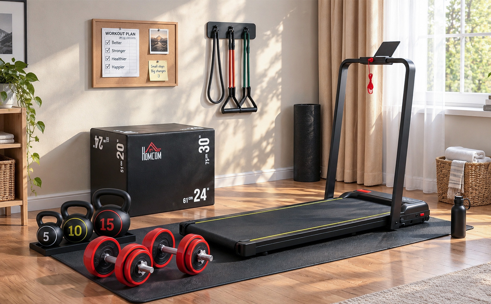 Deine perfekte Heimfitness-Ecke
