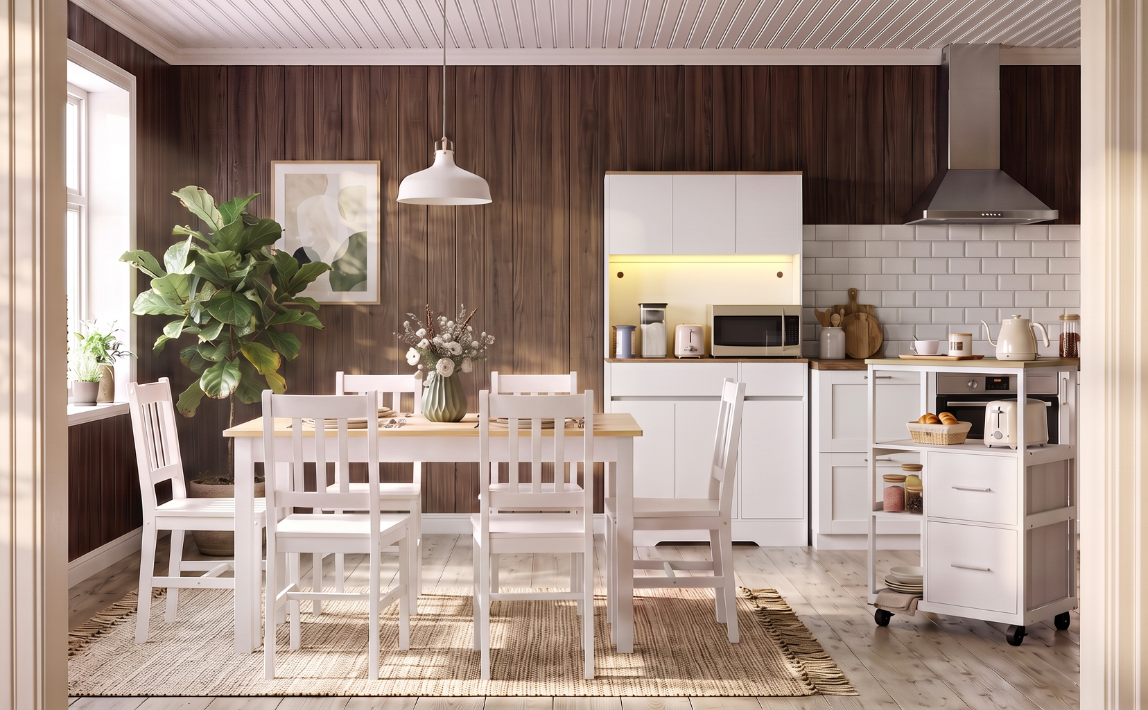 Küche & Esszimmer für die Familie